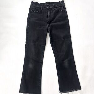 Mother Hustler Fray Ankle Jeans